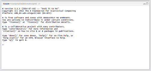 RStudio Console